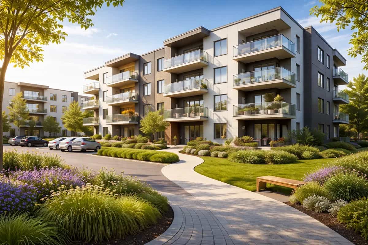 Résidence avec parking autopartage